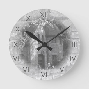 "Die Wagenhalle" Runde Wanduhr