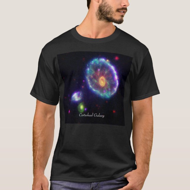 Die Wagenrad-Galaxie T-Shirt (Vorderseite)
