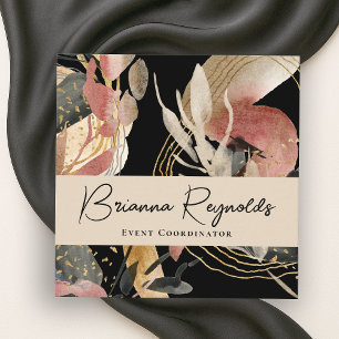 Die Wahl des Designers Abstrakt Quadratische Visitenkarte