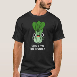 Die Wahl für die Welt lustige Veggie Pun Dark BG T-Shirt