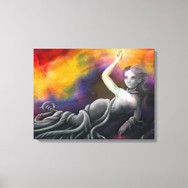 Die Wahl Leinwanddruck (Vorderseite)