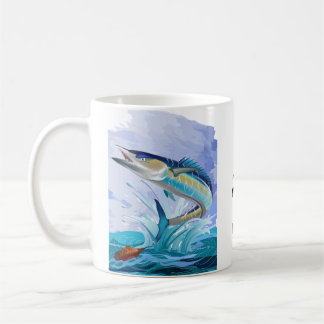 Die Wahoo Fishing Drinks Tee oder Kaffee-Tasse Kaffeetasse