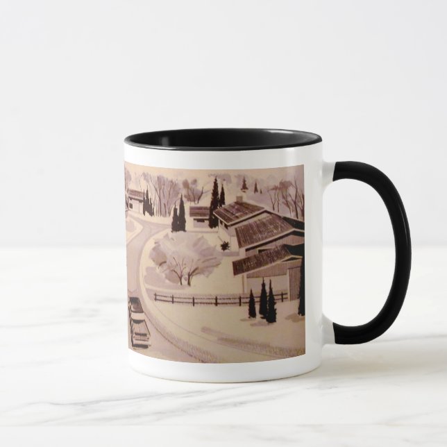 Die wahre 60er Jahre gemäßigte Tasse für Wohnungen (Rechts)