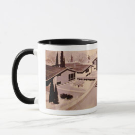 Die wahre 60er Jahre gemäßigte Tasse für Wohnungen