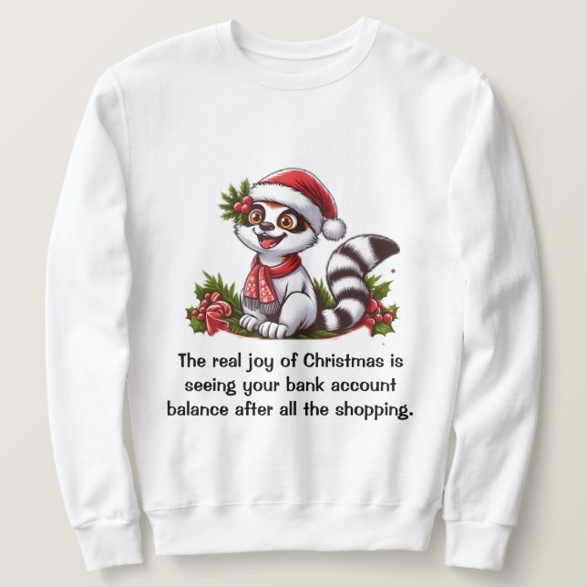 Die wahre Freude der Weihnachtsmänner Sweatshirt (Design vorne)