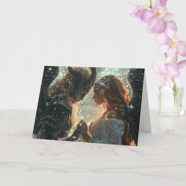 Die wahre Liebe Kunst, Dichtung und Musik Karte (Orchidee)