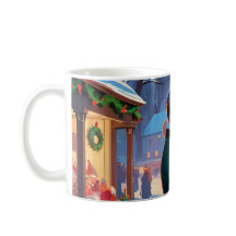 Die wahre Liebe zu Weihnachten - Tasse des Kaffees