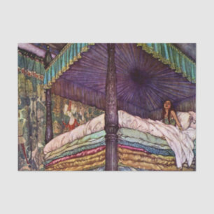 „Die wahre Prinzessin“ von Edmund Dulac Seidenpapier