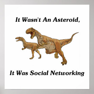 Die wahre Ursache des Dinosaurieraussterbens Poster