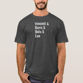 Die wahren Könige gotischer Horror-Filme. T-Shirt