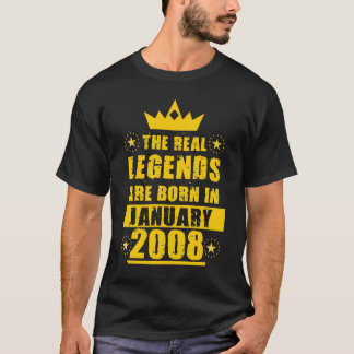 Die wahren Legenden sind im Retro vom Januar 2008 T-Shirt