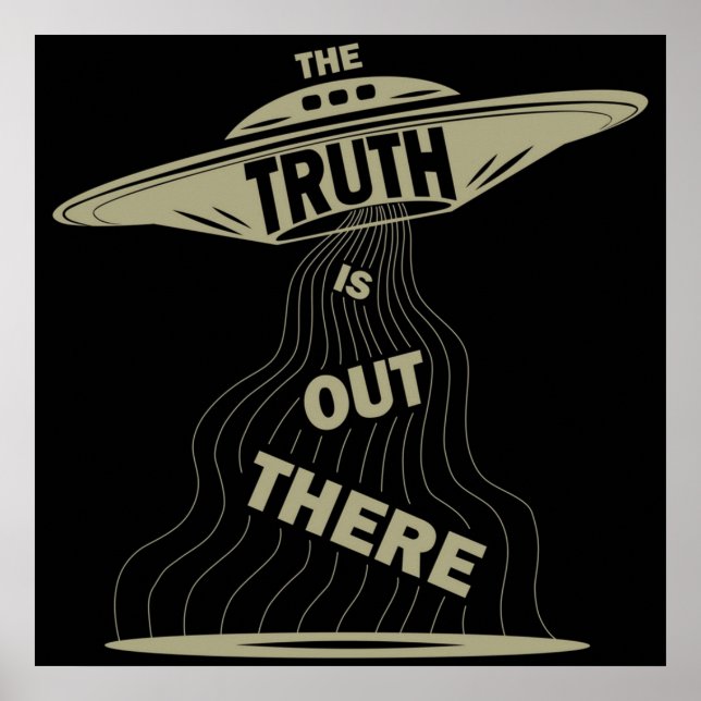 Die Wahrheit ist draußen XFiles Poster (Vorne)