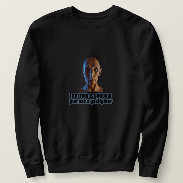 Die Wahrheit ist ein optionales Sweatshirt (Design vorne)