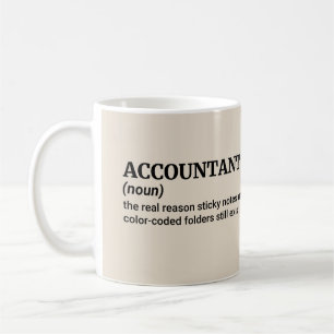Die Wahrheit über Buchhalter - Funny Job Definitio Kaffeetasse
