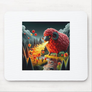 Die Wahrheit über den walisischen Drachen-Aufklebe Mousepad