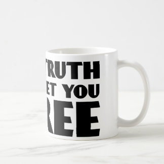 Die Wahrheit wird Set Sie frei Kaffeetasse