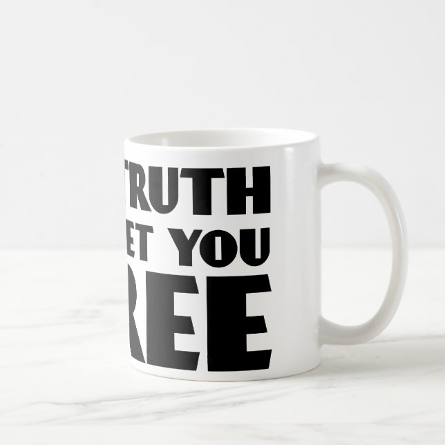 Die Wahrheit wird Set Sie frei Kaffeetasse (Rechts)