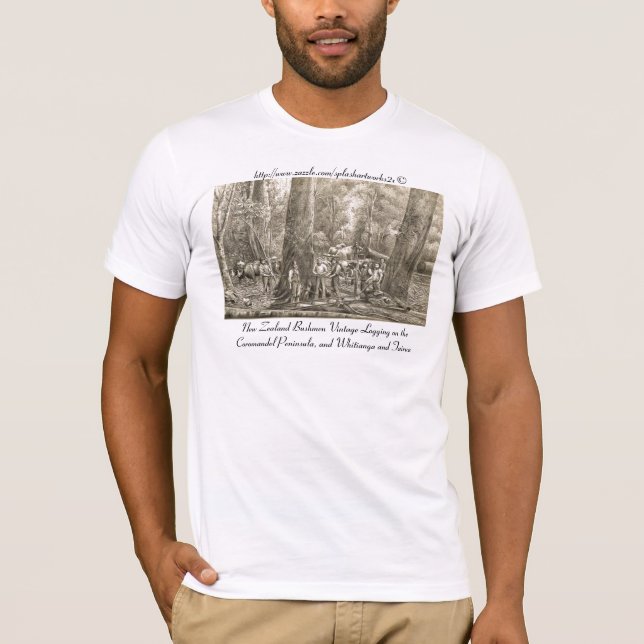 "Die Waldflora - Neuseeland" T-Shirt (Vorderseite)