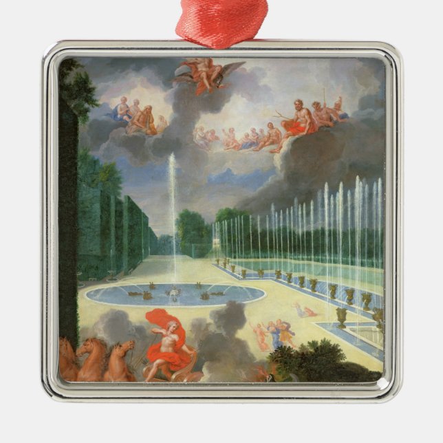 Die Waldungen von Versailles. Ansicht des Ornament Aus Metall (Vorne)