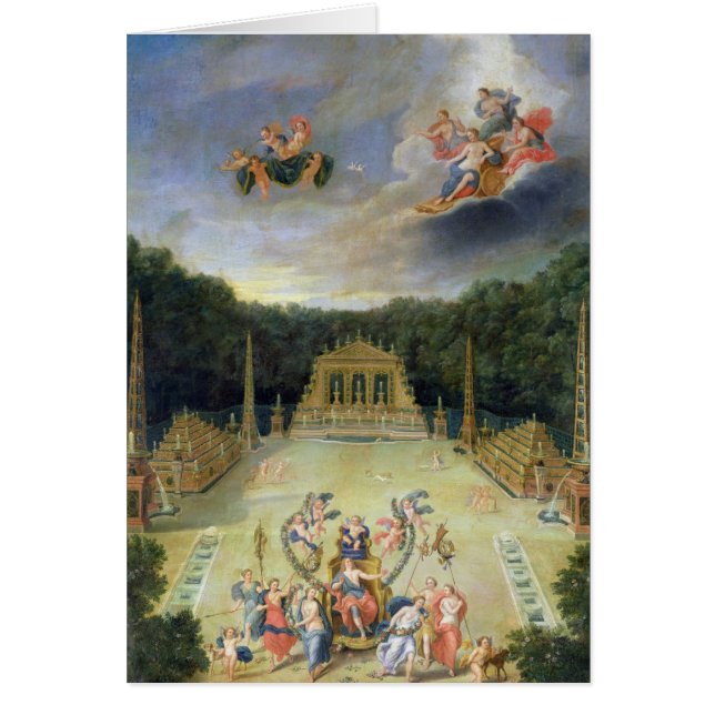Die Waldungen von Versailles. L'Arc de Triomphe (Vorne)