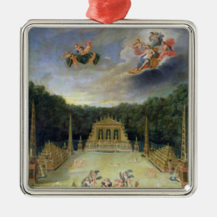 Die Waldungen von Versailles. L'Arc de Triomphe Silbernes Ornament