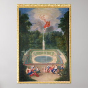 Die Waldungen von Versailles mit Mars Poster
