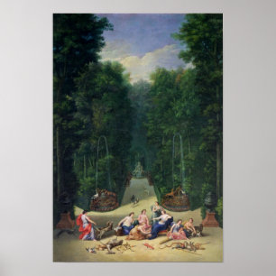 Die Waldungen von Versailles Poster