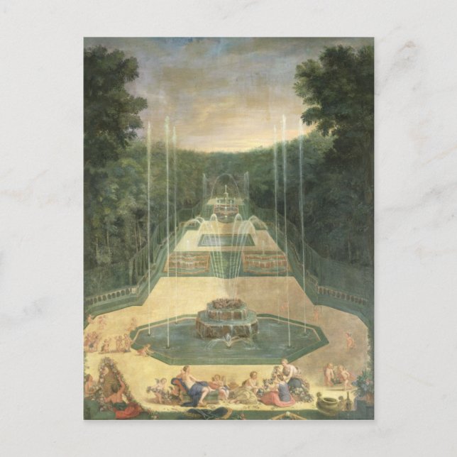 Die Waldungen von Versailles Postkarte (Vorderseite)
