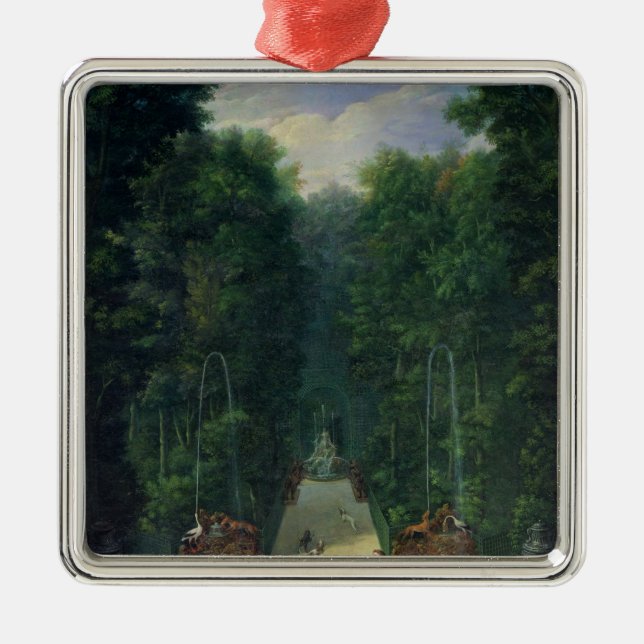 Die Waldungen von Versailles Silbernes Ornament (Vorne)