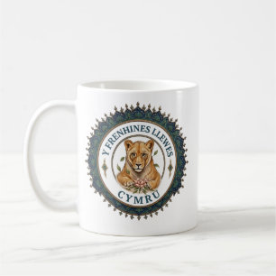 Die walisische Königin. Wales Kaffeetasse