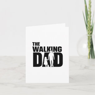 Die Walking Dad Vater-Tochter-Karte Karte