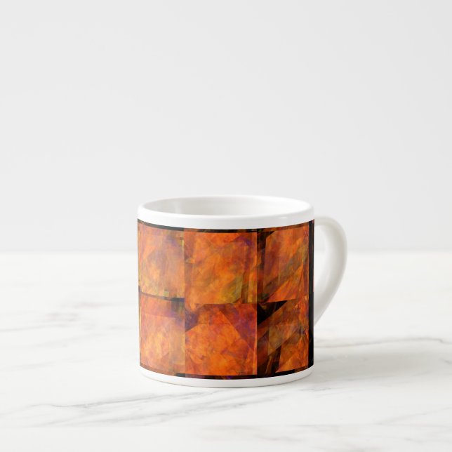 Die Wall Abstrakt Art Espresso-Tasse Espressotasse (Vorderseite Rechts)