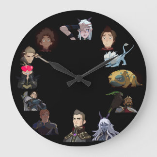 Die Wall-Uhr des Drachenprinzen Große Wanduhr