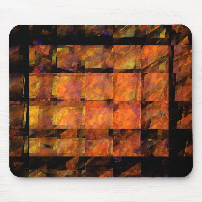 Die Wand Abstract Art Mauspad (Vorne)