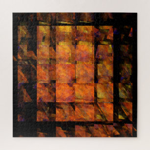Die Wand Abstrakte Geometrische Feuer Kunst Modern