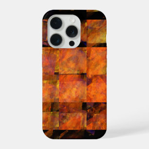 Die Wand Abstrakte Geometrische Feuer Kunst Modern iPhone 15 Pro Hülle