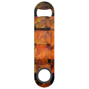 Die Wand Abstrakte Geometrische Feuer Kunst Modern Speedflaschenöffner