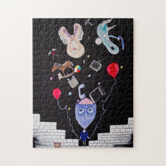 Die Wand des Rosas - Puzzlespiel