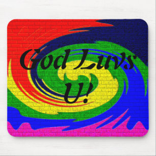 Die Wand Mousepad