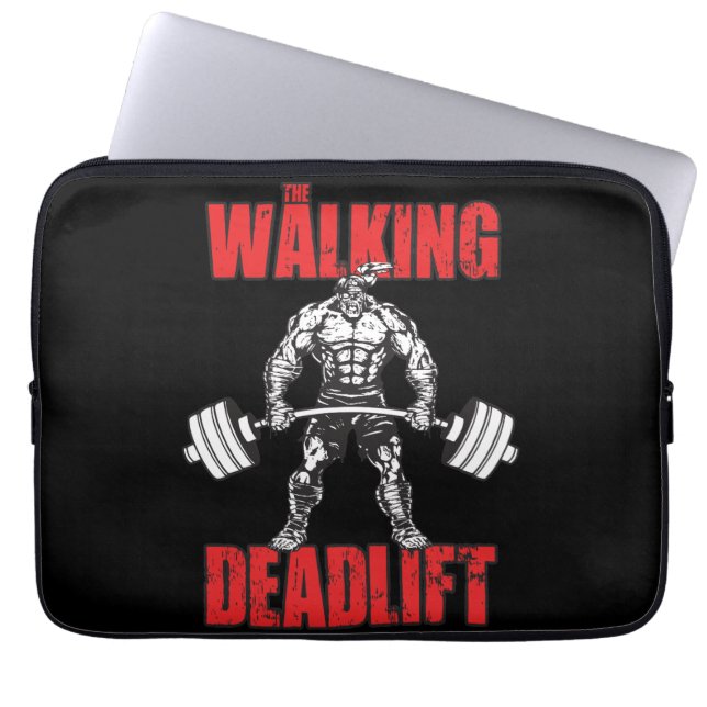 Die Wanderungssperre - Zombie Workout Laptopschutzhülle (Vorderseite)