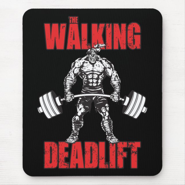 Die Wanderungssperre - Zombie Workout Mousepad (Vorne)