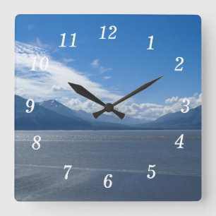 Die Wanduhr der Alaska-Berge