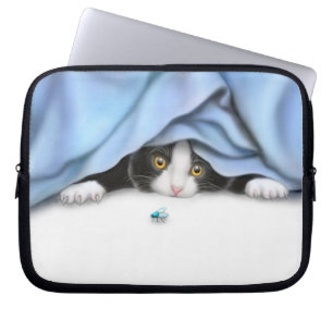 Die Wanzen-Jäger-Miezekatze-Elektronik-Tasche Laptopschutzhülle