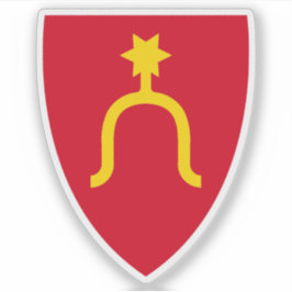 Die Wappen von Rygge Aufkleber