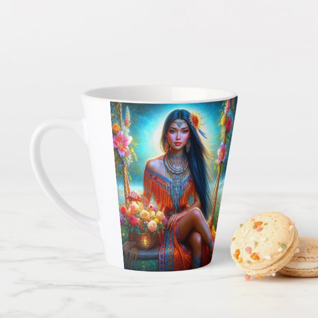 Die Wärme der Liebe in jedem Teil - Milchtasse (Beispiel)