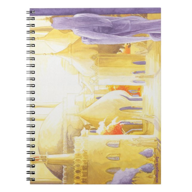 Die Warnungen: Dämmerungs-Notizbuch Notizblock (Vorderseite)