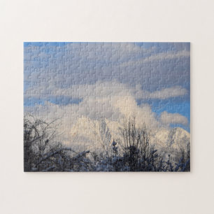 Die Wasatch-Berge - Blick vom SLC-Puzzle
