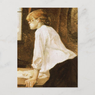 Die Wäscherin von Henri de Toulouse-Lautrec Postkarte