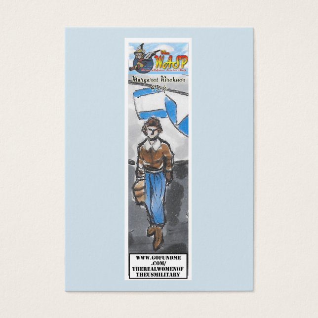 Die WASP Margaret Kirchner Trading Card (Vorderseite)