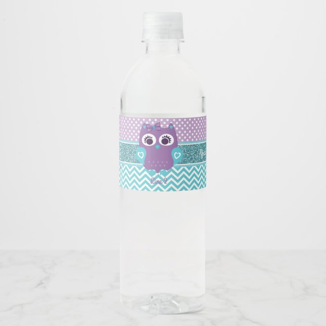 Die Wasser-Flasche der Girl Uhu kennzeichnet die B (Vorderseite)